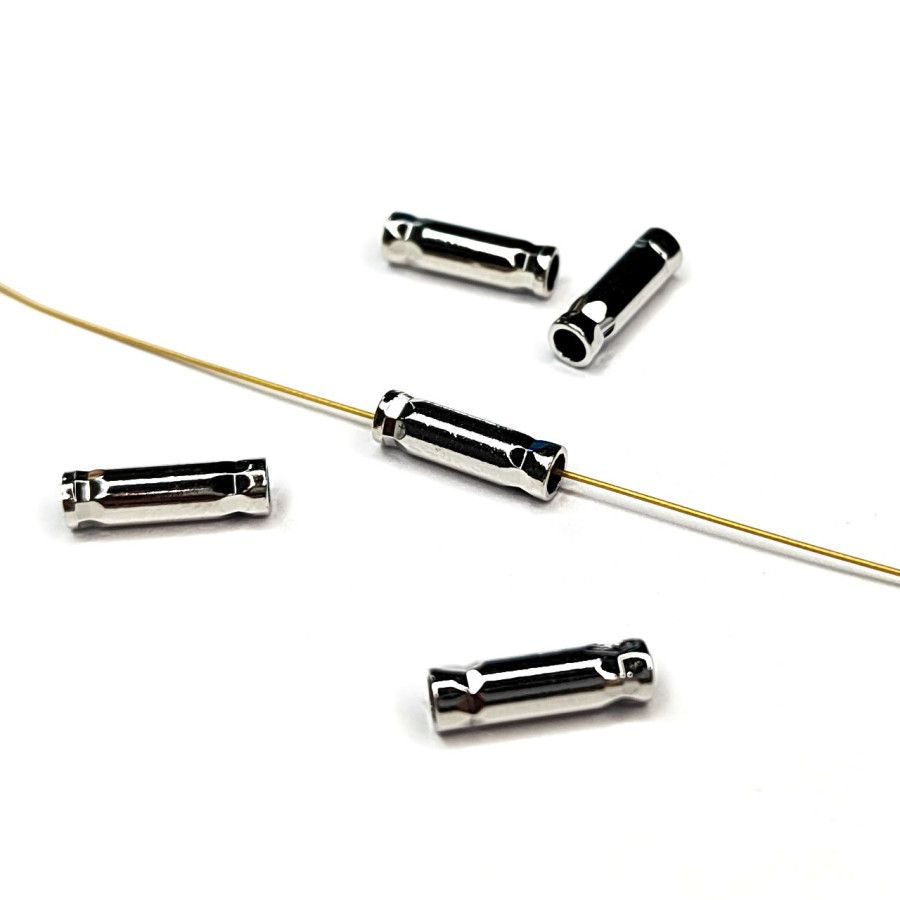 Трубочки 10х2,7 мм, Разделительные бусины, ШТУКА