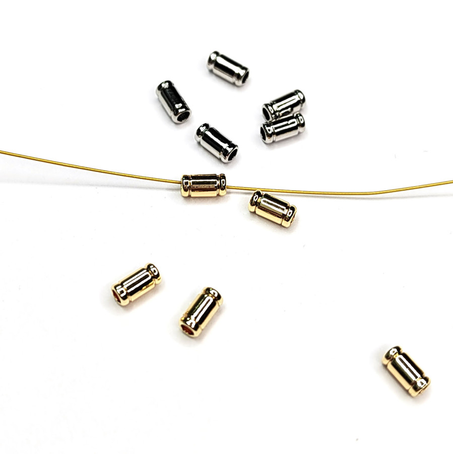 Трубочки 5х2 мм, Разделительные бусины, ШТУКА