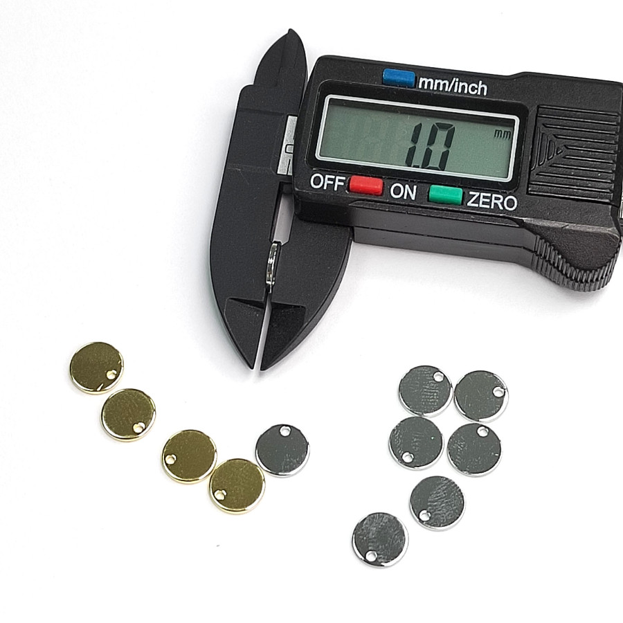 Подвеска Монетка 8х1 мм, штука