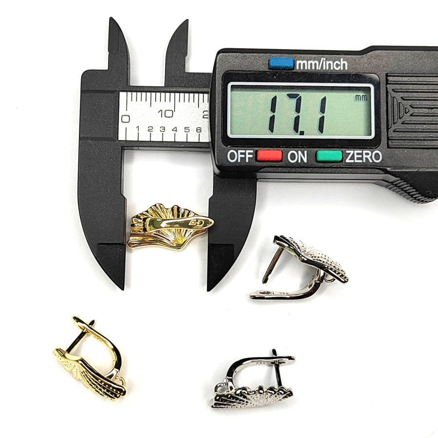 Швензы Ракушка 17х10 мм, пара