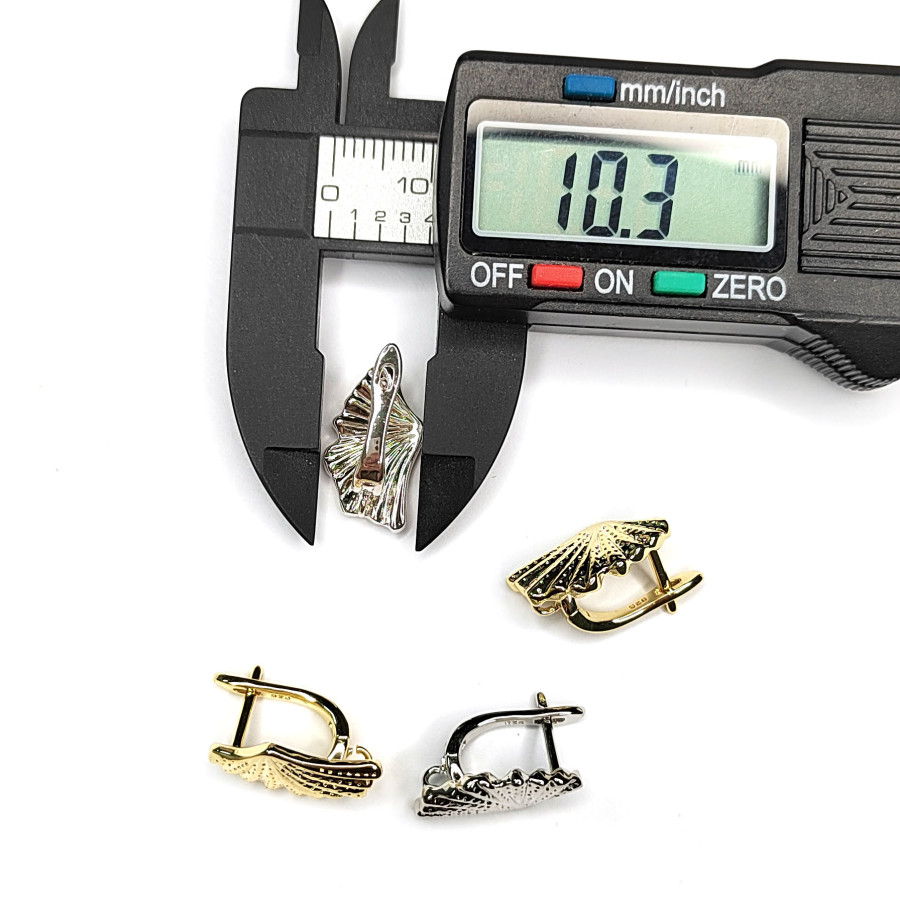 Швензы Ракушка 17х10 мм, пара