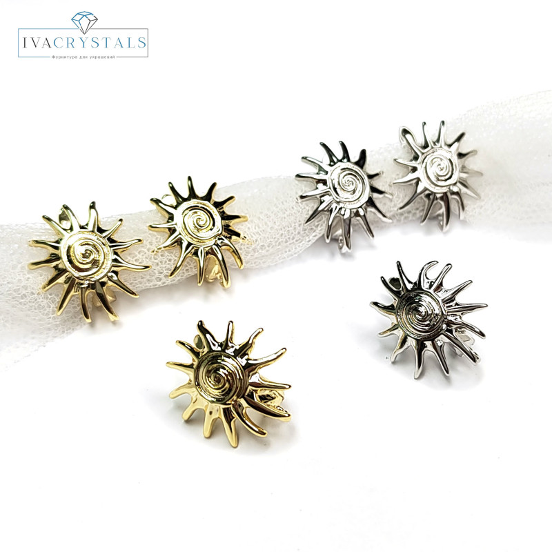 Швензы Солнце 17х16 мм, пара