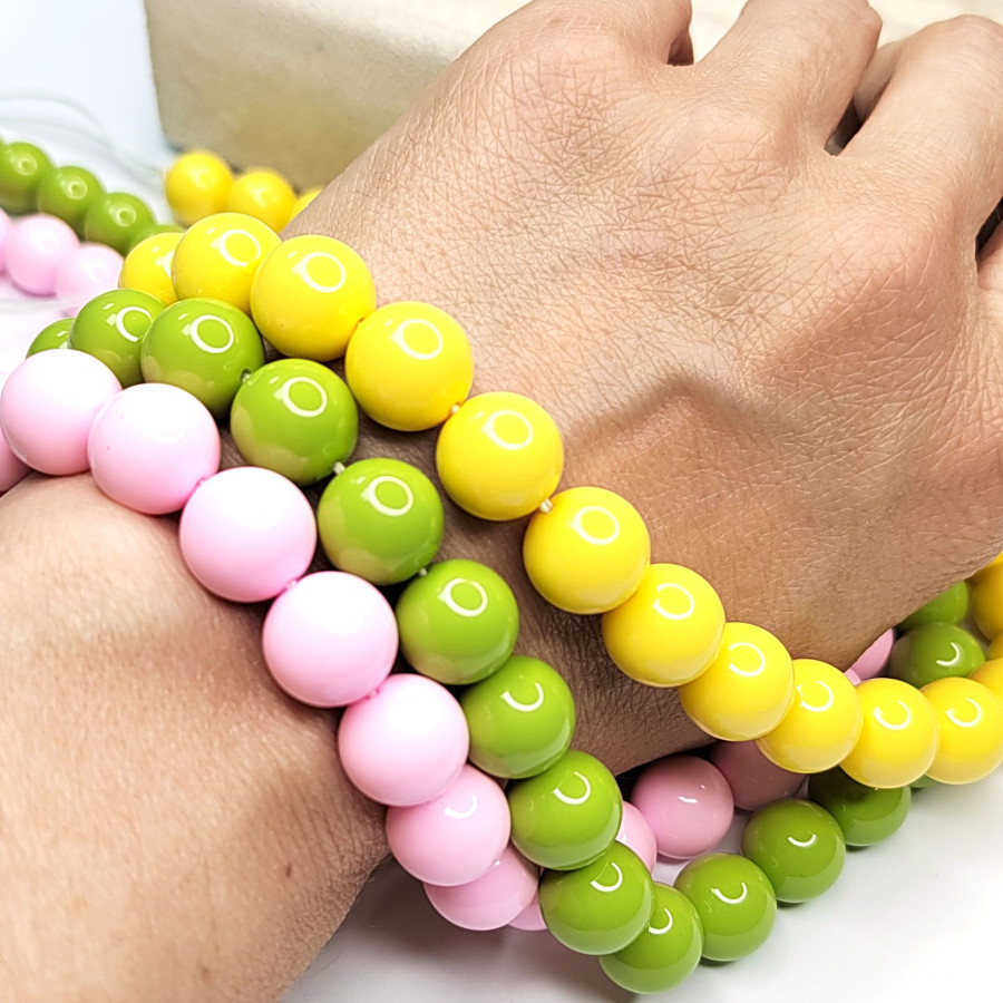 Жемчуг Майорка (стекло), цвет Светло - Зелёный