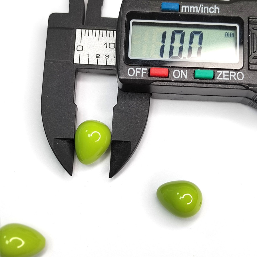 Жемчуг майорка (стекло) 12х10 мм