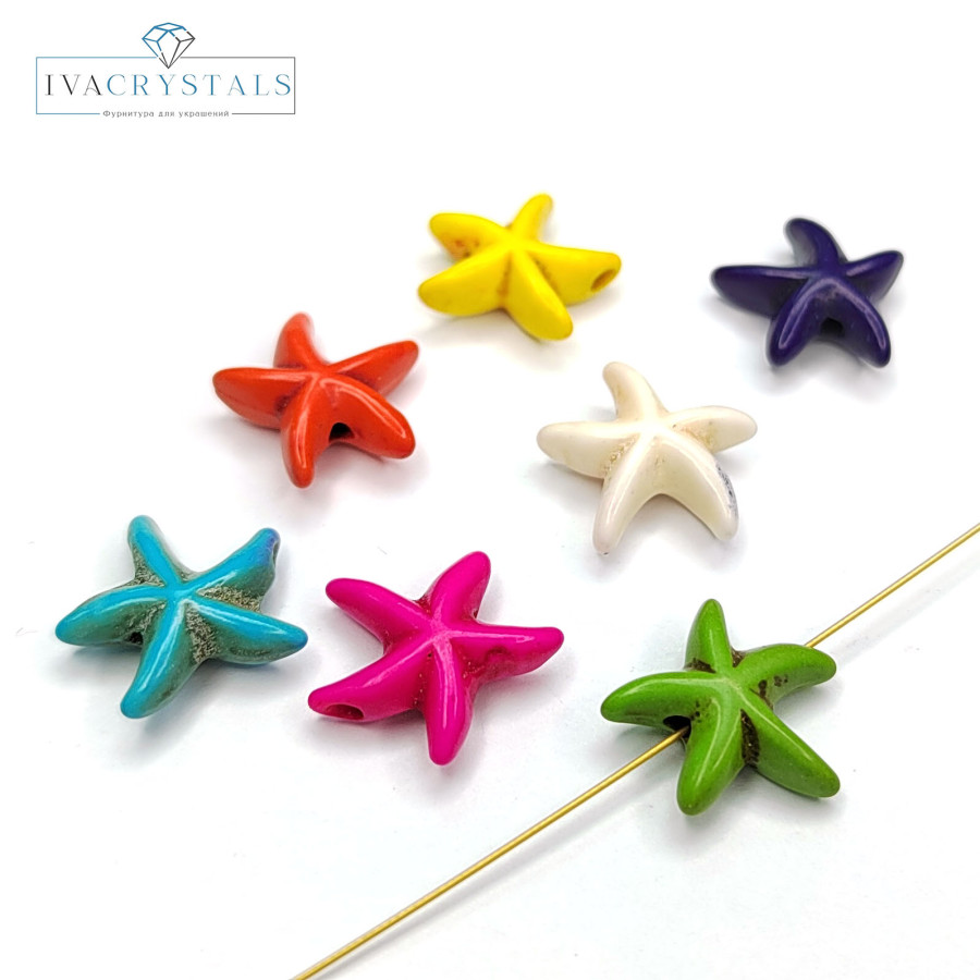 Морская звезда 14 мм, Акрил, штука