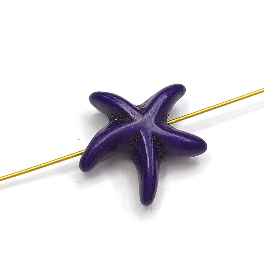 Морская звезда 14 мм, Акрил, штука Фиолетовая