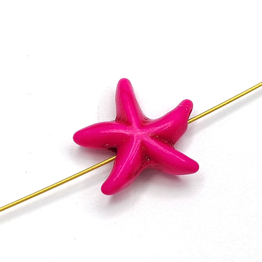 Морская звезда 14 мм, Акрил, штука Розовая