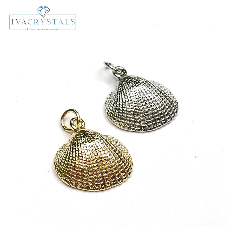 Подвеска Ракушка 17х16 мм, штука