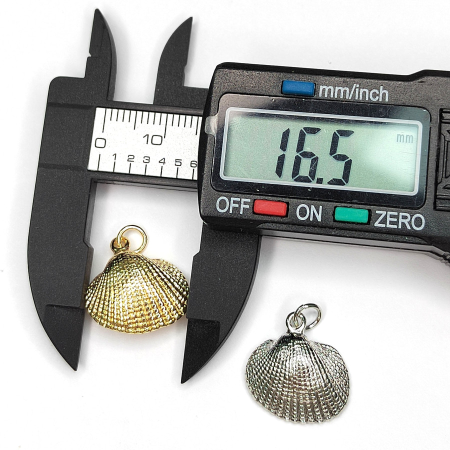 Подвеска Ракушка 17х16 мм, штука