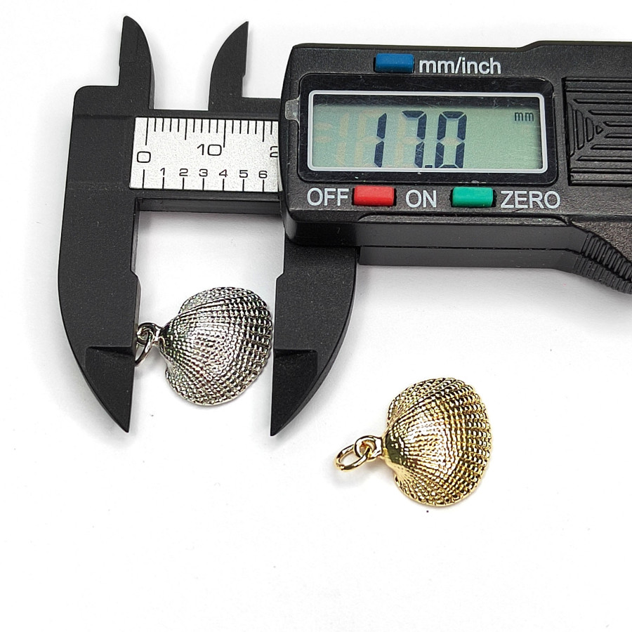 Подвеска Ракушка 17х16 мм, штука