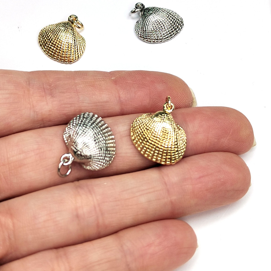 Подвеска Ракушка 17х16 мм, штука