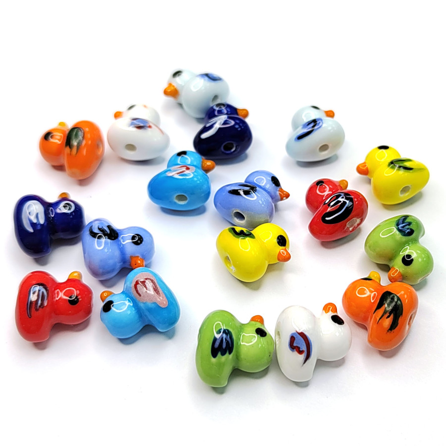 Уточка керамическая 12х9 мм, штука