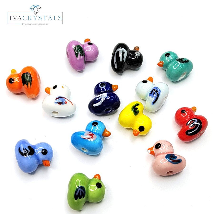 Уточка керамическая 12х9 мм, штука