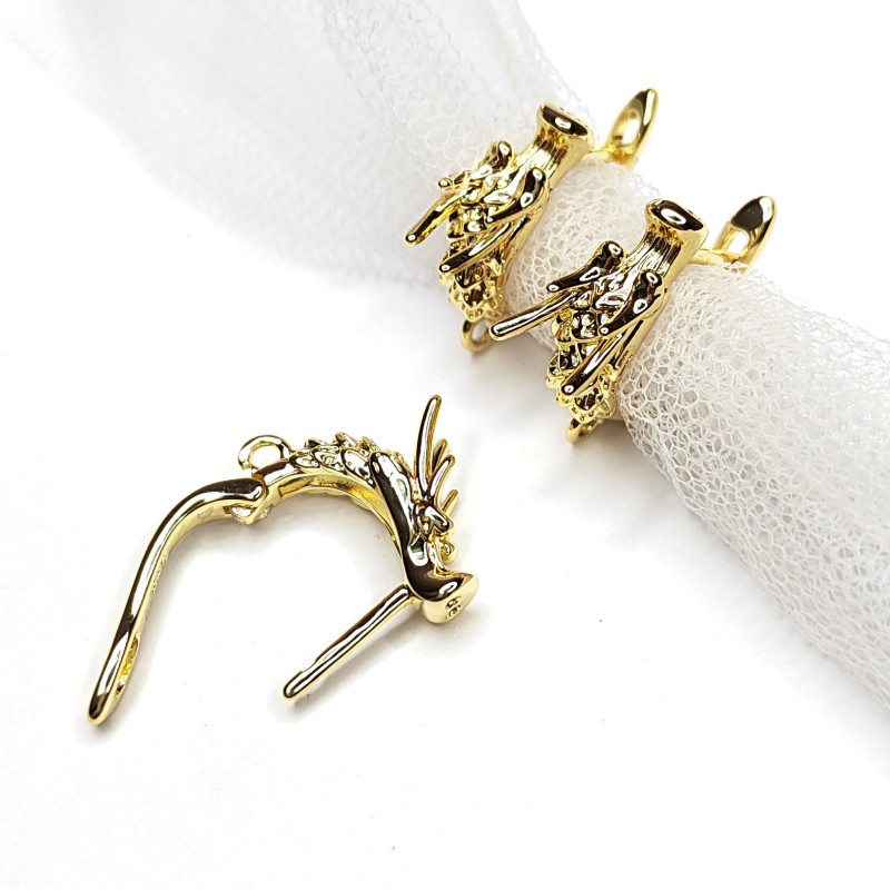 Швензы Драконы 15,5х5 мм, пара