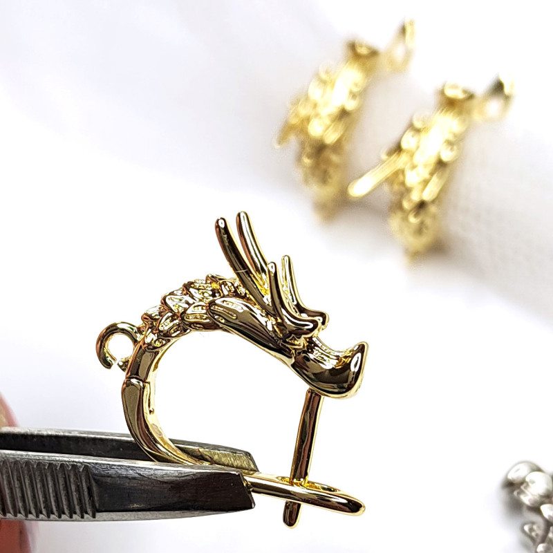 Швензы Драконы 15,5х5 мм, пара