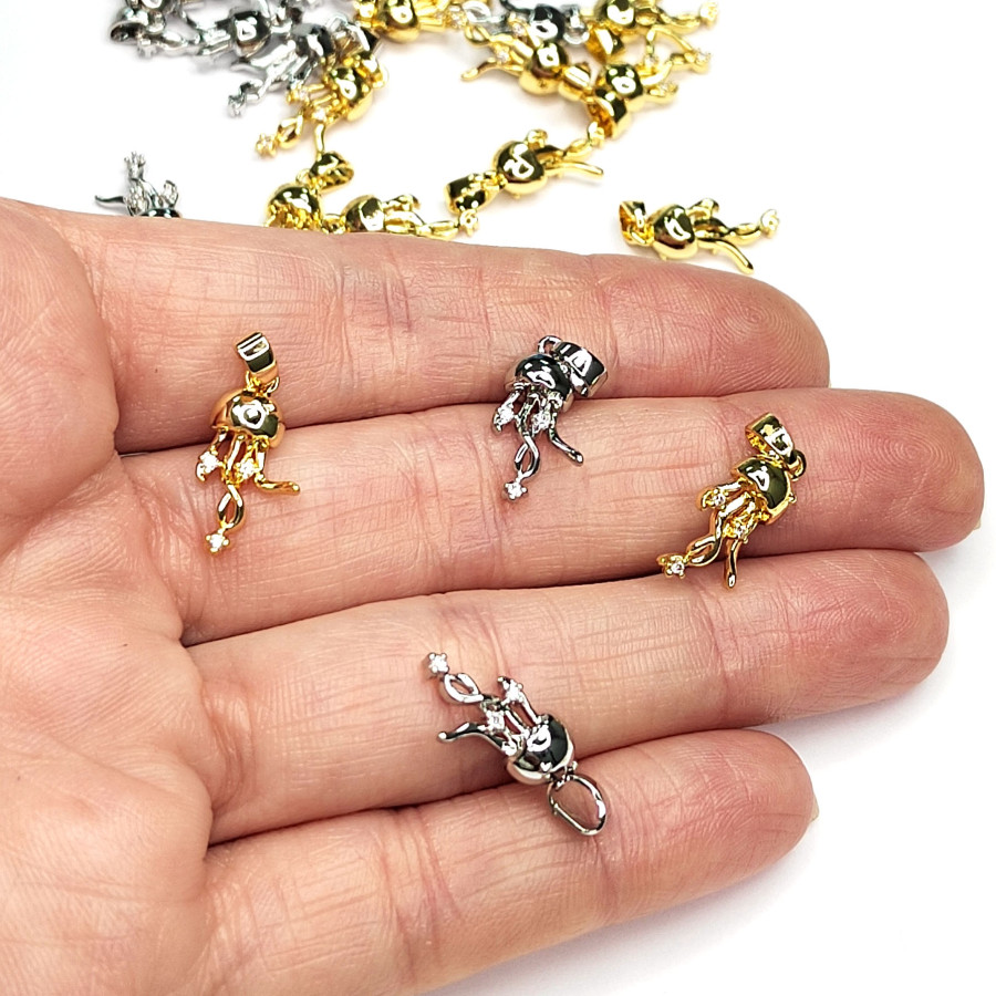 Подвеска Медуза 17х9 мм, штука