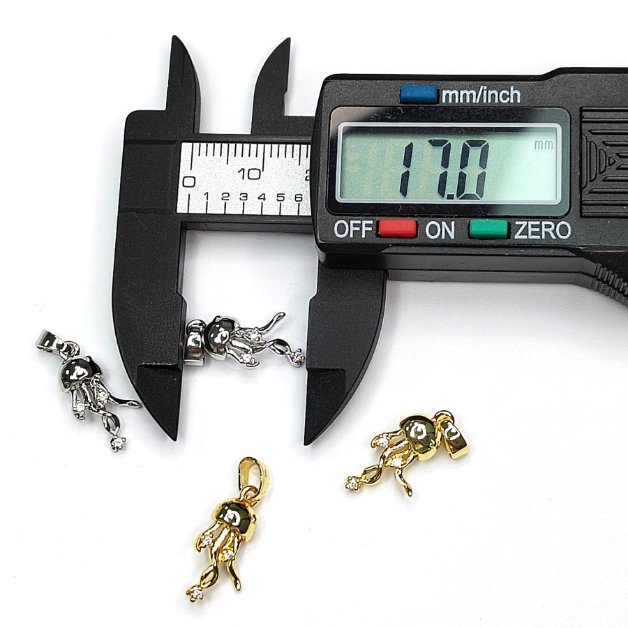 Подвеска Медуза 17х9 мм, штука