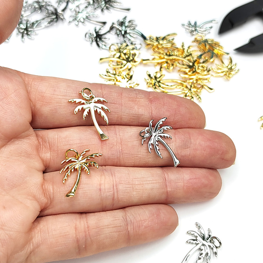 Подвеска Пальма 19х15 мм, штука