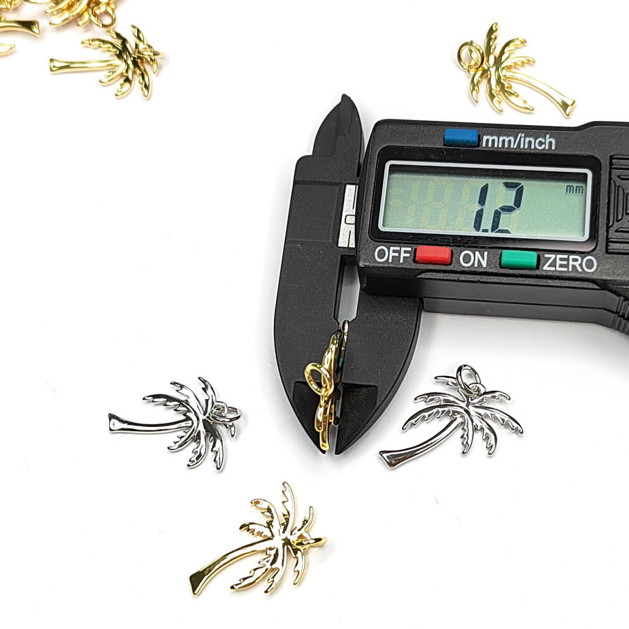 Подвеска Пальма 19х15 мм, штука