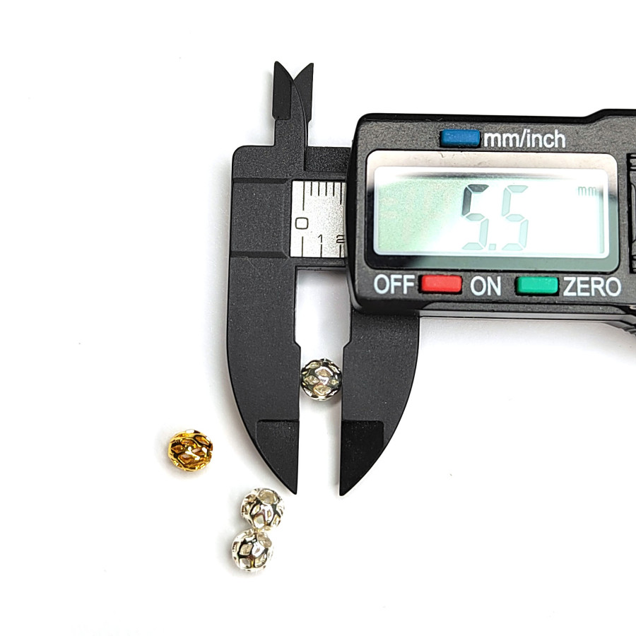 5,5 мм Разделительные бусины ажурные, ШТУКА