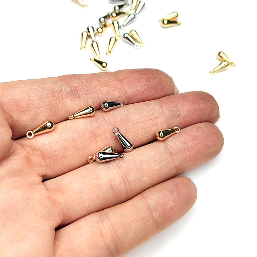 Маленькая подвеска Капля 10 мм, штука