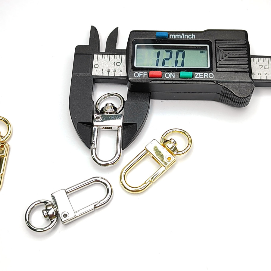 32х12 мм Крупный замок карабин с вращающейся концевой частью, штука