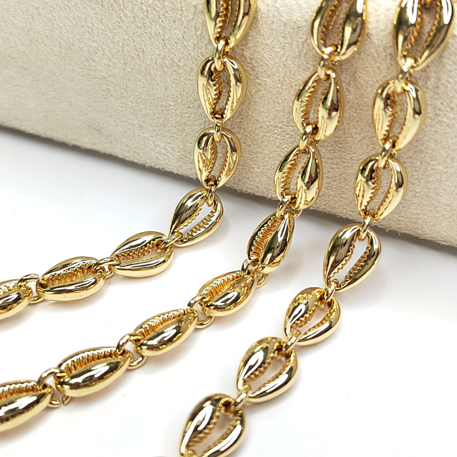 Цепь Ракушки 10х7 мм, 20 см