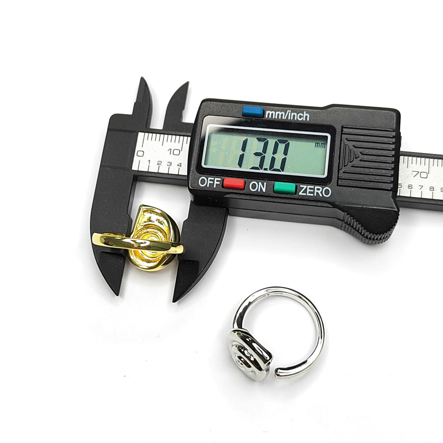 Кольцо безразмерное, Ракушка 16х13 мм, штука