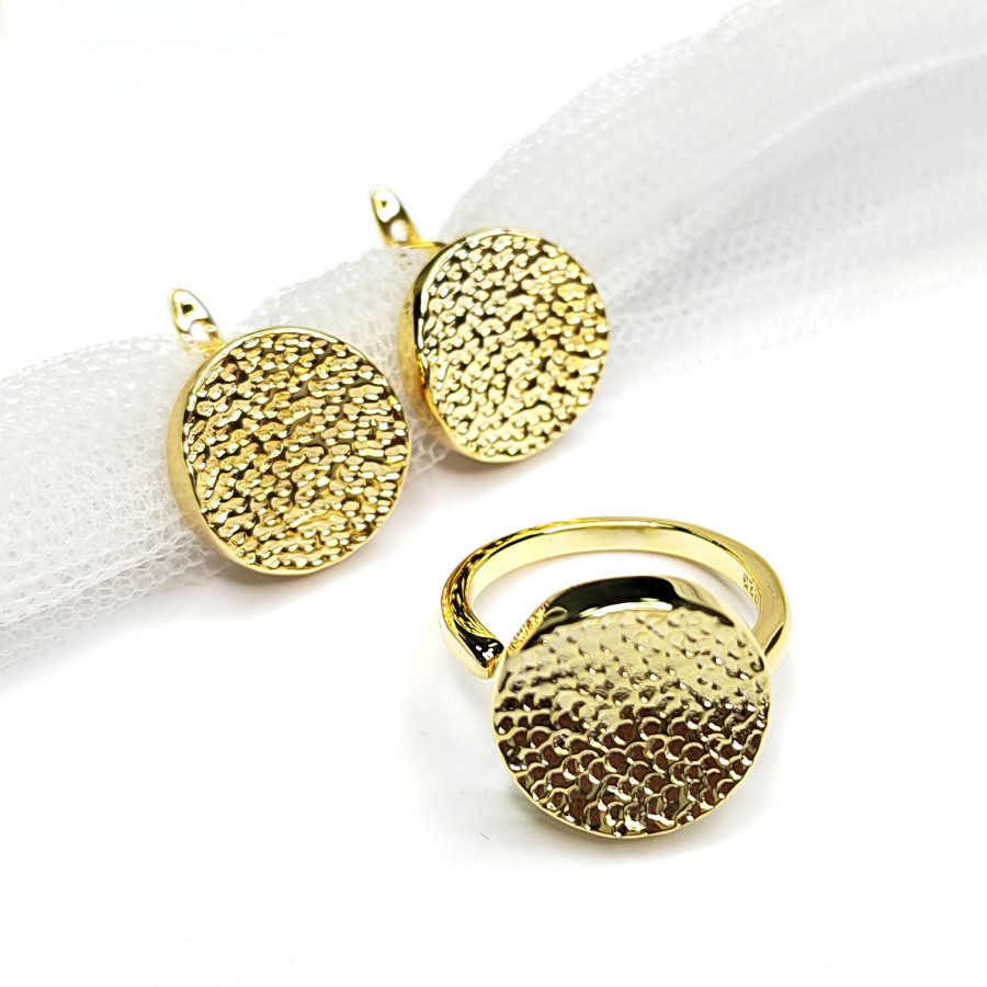 Кольцо текстурное безразмерное, Круг 14 мм, штука