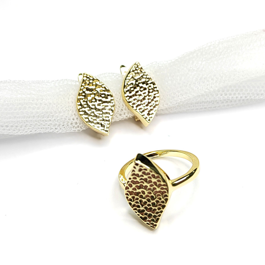 Кольцо текстурное безразмерное, Ромбик 18х10 мм, штука