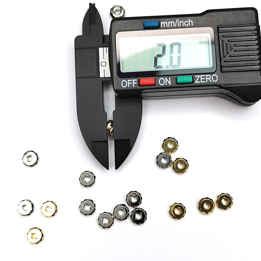 5,7х2 мм Разделительные бусины резные, 10 штук