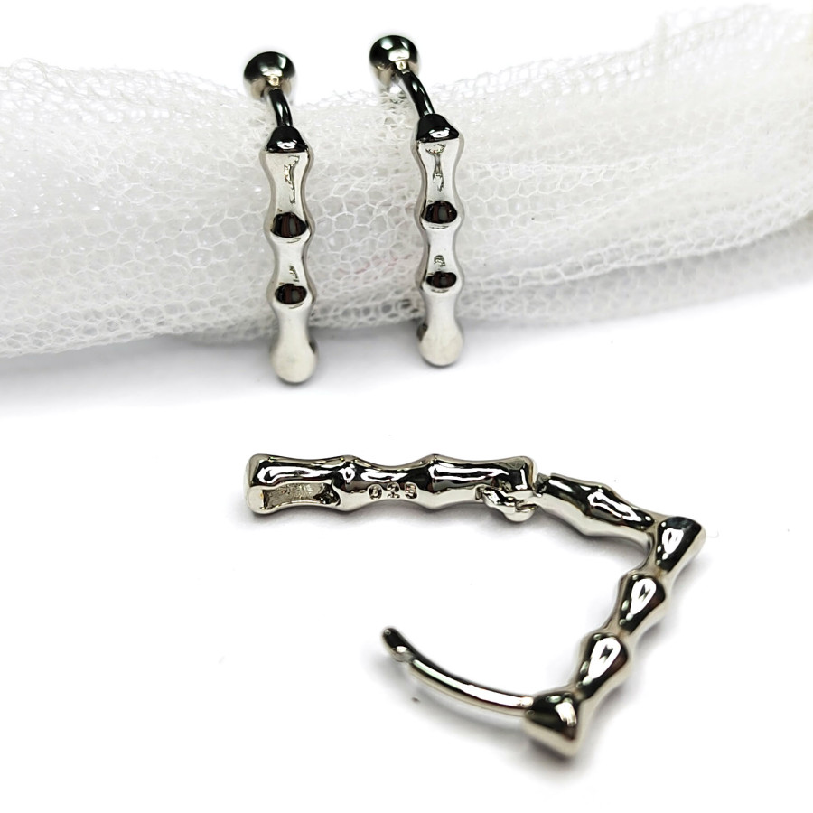 Швензы Конго прямоугольные Бамбук 16х12х3 мм, пара