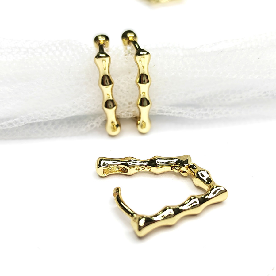 Швензы Конго прямоугольные Бамбук 16х12х3 мм, пара