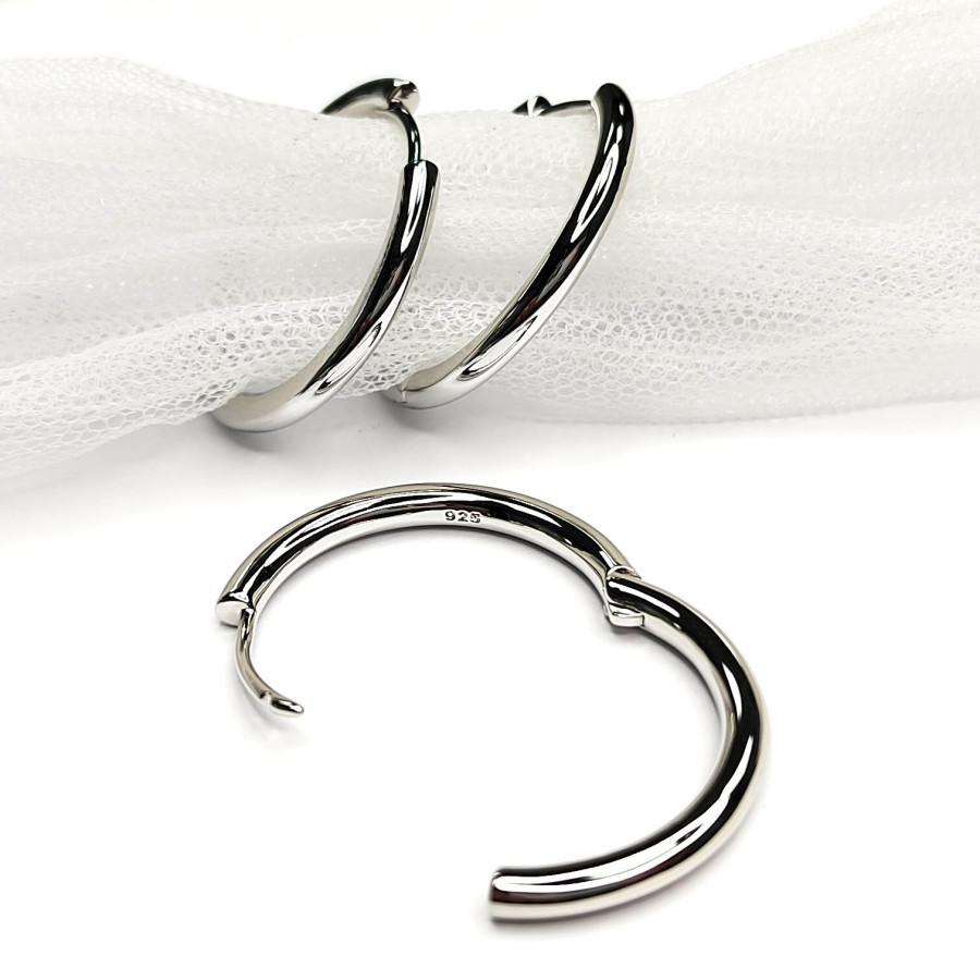 Серьги-Кольца 30х3 мм, пара