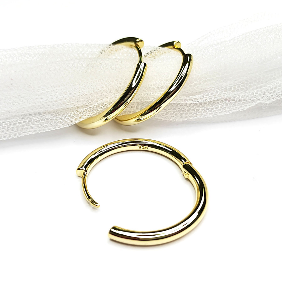 Серьги-Кольца 30х3 мм, пара