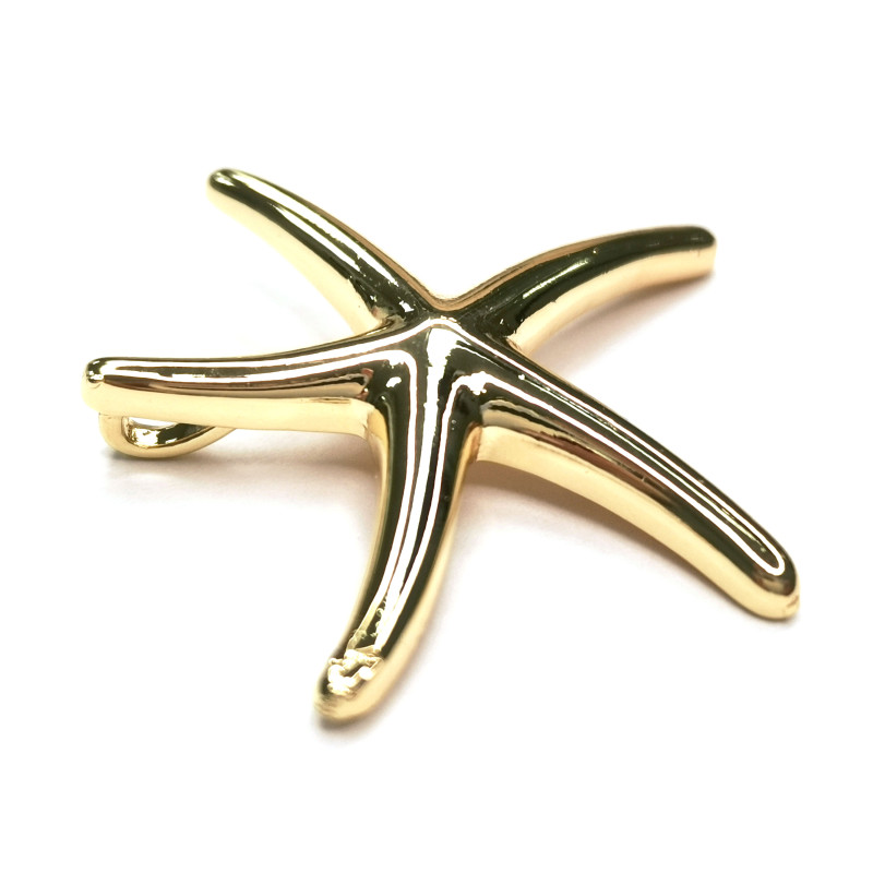 Крупная подвеска Морская звезда 36 мм, штука