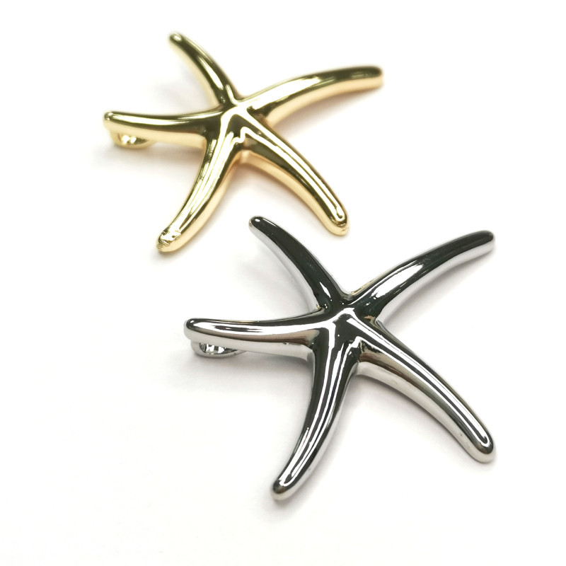 Крупная подвеска Морская звезда 36 мм, штука