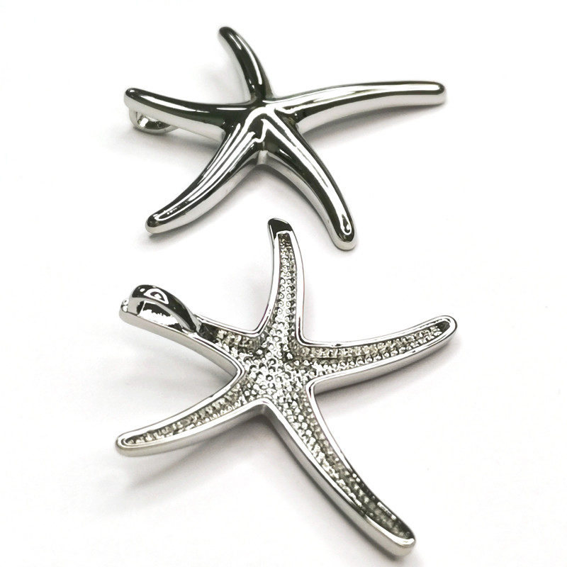Крупная подвеска Морская звезда 36 мм, штука