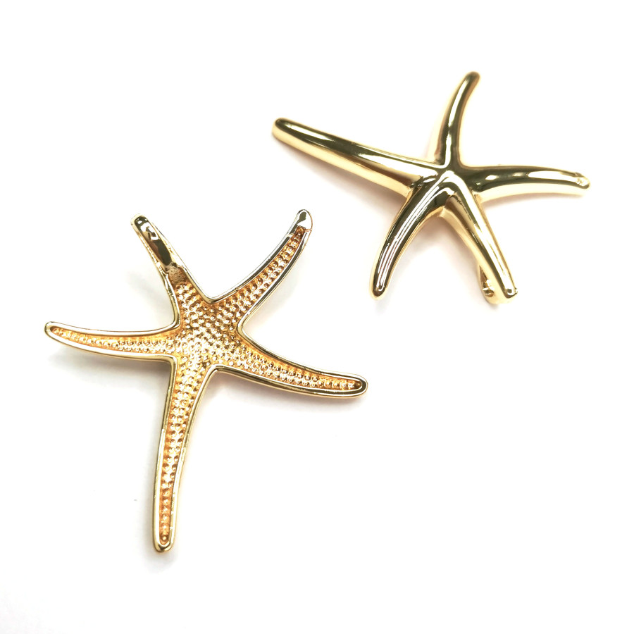 Крупная подвеска Морская звезда 36 мм, штука