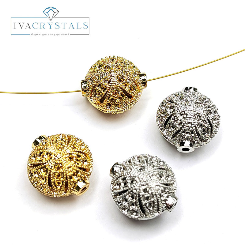 15х13,6 мм крупная Разделительная бусина, ШТУКА