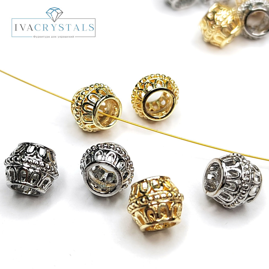 9х7,4 мм Разделительная бусина, ШТУКА