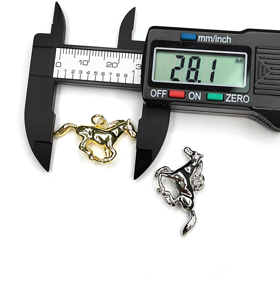 Подвеска Лошадь 28х16 мм, штука