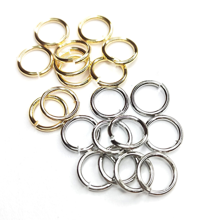 6х1 мм Колечки соединительные, 10 штук