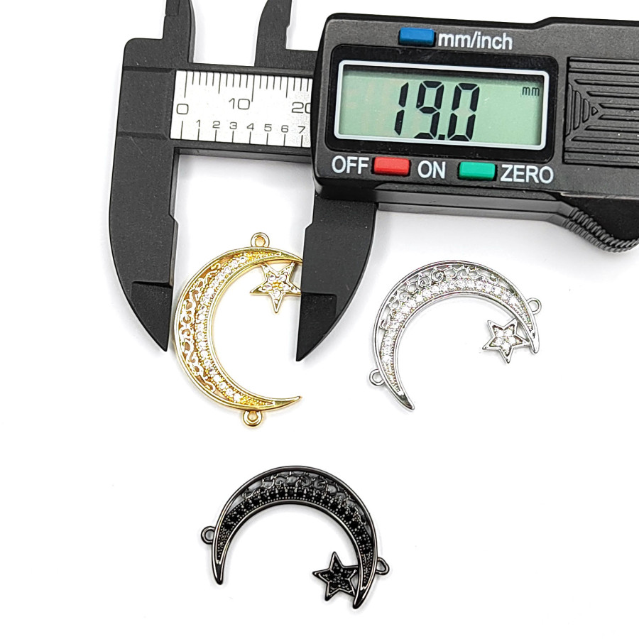 Коннектор Полумесяц 28х19 мм, штука