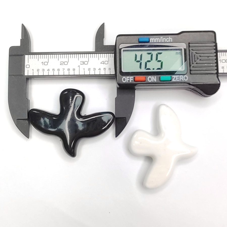 Бусина керамическая Птица 42х34 мм, ШТУКА