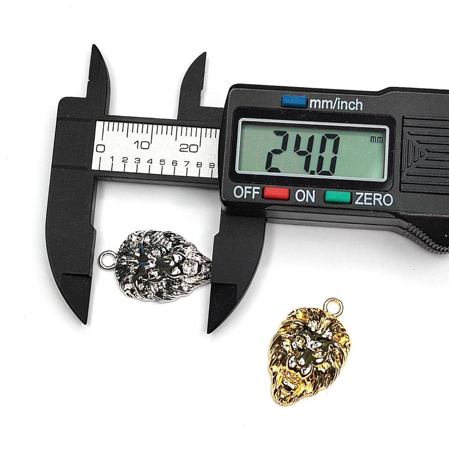 Подвеска Лев 24х15 мм, штука