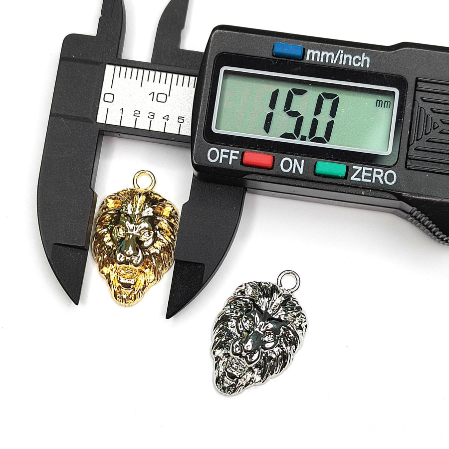 Подвеска Лев 24х15 мм, штука