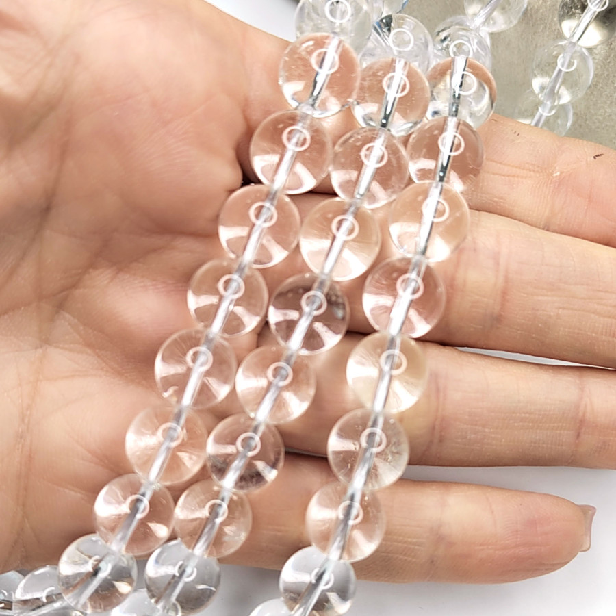 Горный хрусталь натуральный гладкий шар