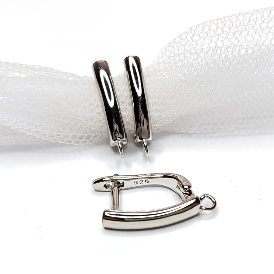 Швензы классические 18х3 мм, основа для серёжек, пара