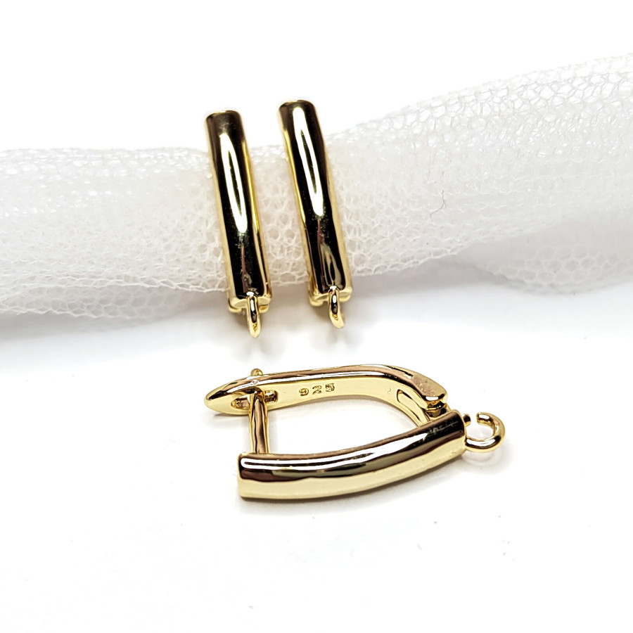 Швензы классические 18х3 мм, основа для серёжек, пара